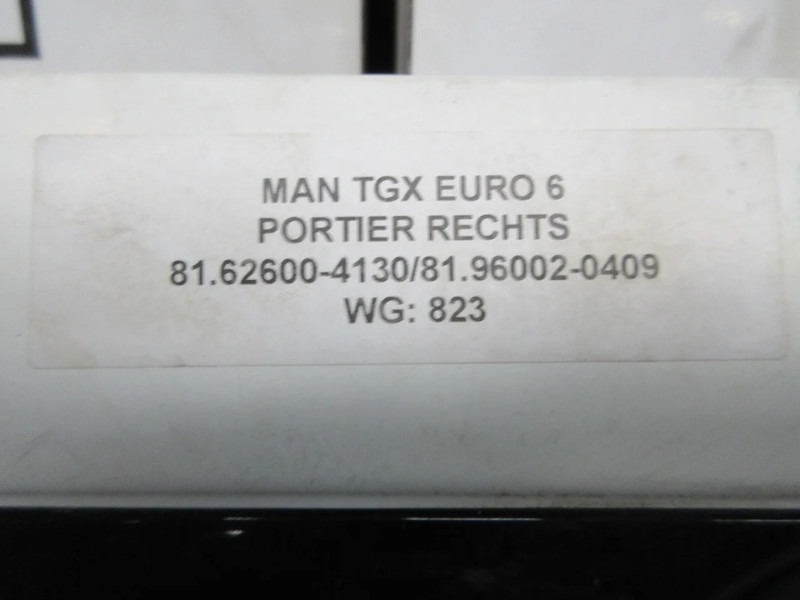MAN 81.62600-4130/ MAN TGX RECHTS 18.420 EURO 6 - Portière et pièces pour Camion: photos 5 MAN 81.62600-4130/ MAN TGX RECHTS 18.420 EURO 6 - Portière et pièces pour Camion: photos 5