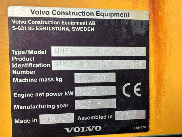 Volvo L120H - Chargeuse sur pneus: photos 4 Volvo L120H - Chargeuse sur pneus: photos 4