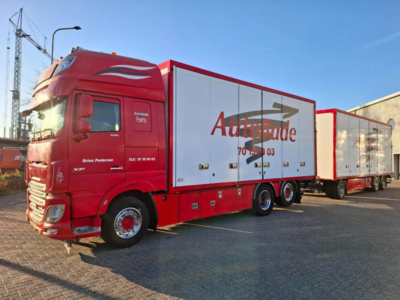 DAF XF106-530 / DEB / COMPLETE COMBI / SIDE DOORS / 2XPLATFORM 2500KG / ONLY:773032 KM / LWDS / LEATHER / EURO-6 / 2017 - Camion fourgon: photos 1 DAF XF106-530 / DEB / COMPLETE COMBI / SIDE DOORS / 2XPLATFORM 2500KG / ONLY:773032 KM / LWDS / LEATHER / EURO-6 / 2017 - Camion fourgon: photos 1