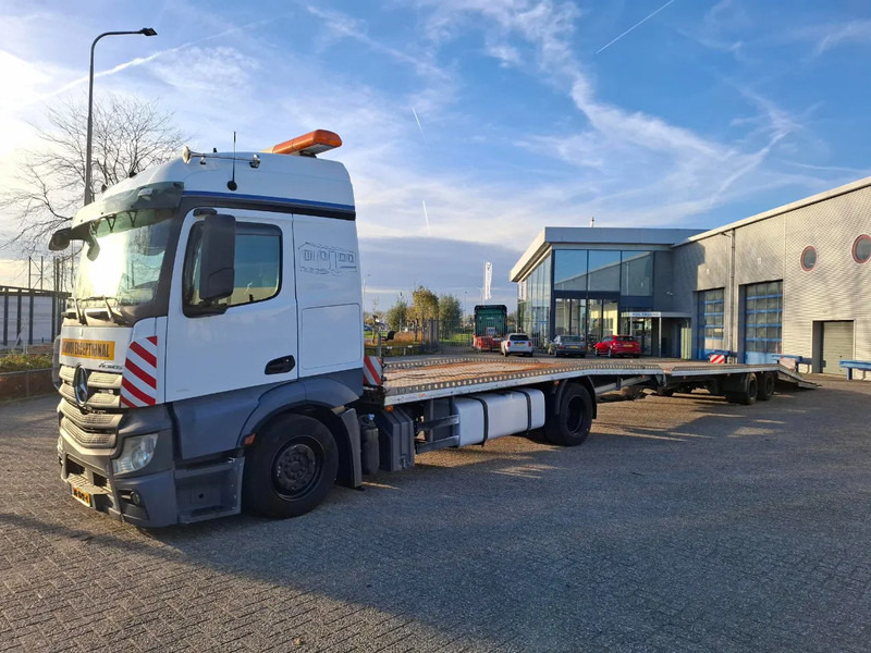 Mercedes-Benz Actros 1842 / NL TRUCK / CAR CARRIER COMBINATION / TUV: 11-12-2025 / 1XWINCH / FRANZ MERSCH / GALVANIZED / SMART TACHO / AUTOMAT - Camion porte-voitures: photos 1 Mercedes-Benz Actros 1842 / NL TRUCK / CAR CARRIER COMBINATION / TUV: 11-12-2025 / 1XWINCH / FRANZ MERSCH / GALVANIZED / SMART TACHO / AUTOMAT - Camion porte-voitures: photos 1