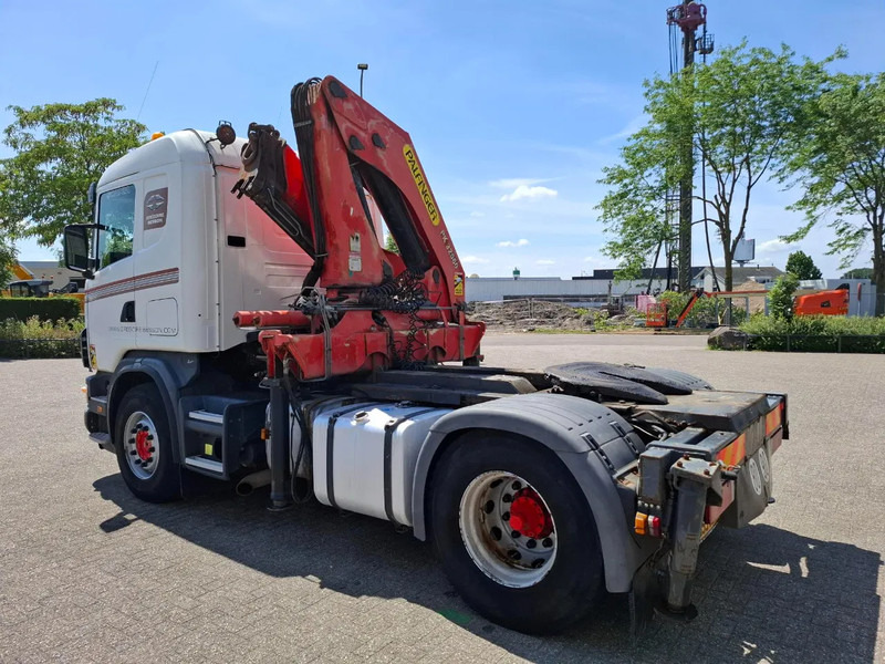 Scania 124G-420 / RETARDER / PALFINGER PK32080 / DOUBLE TANK / AIRCO / GOOD CONDITION / MANUAL / EURO-3 / 2004 - Camion grue: photos 5 Scania 124G-420 / RETARDER / PALFINGER PK32080 / DOUBLE TANK / AIRCO / GOOD CONDITION / MANUAL / EURO-3 / 2004 - Camion grue: photos 5