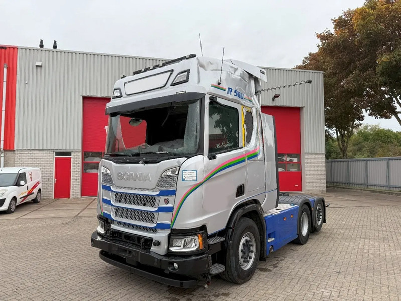 Scania NGS R500 / ENGINE RUNNING / HYDRAULICS / ONLY:275639 KM / FULL-AIR / LEATHER / NAVI / AUTOMATIC / EURO-6 / 2022 - Tracteur routier: photos 1 Scania NGS R500 / ENGINE RUNNING / HYDRAULICS / ONLY:275639 KM / FULL-AIR / LEATHER / NAVI / AUTOMATIC / EURO-6 / 2022 - Tracteur routier: photos 1