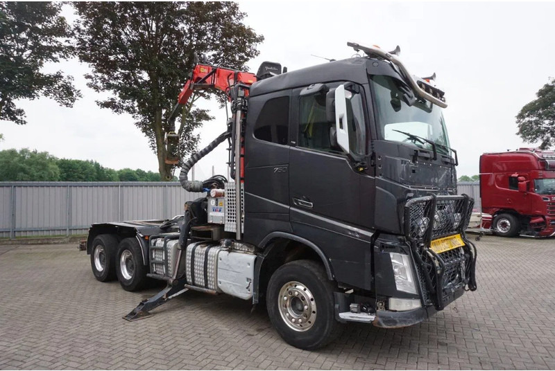 Volvo FH16-750 / ENGINE RUNNING / 6x4 / RETARDER / BIG AXLE / VEB+ / PALFINGER FD250 / EURO-6 / 2016 - Camion grumier, Camion grue: photos 4 Volvo FH16-750 / ENGINE RUNNING / 6x4 / RETARDER / BIG AXLE / VEB+ / PALFINGER FD250 / EURO-6 / 2016 - Camion grumier, Camion grue: photos 4