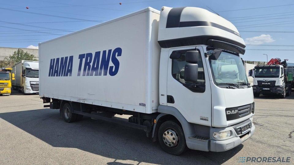 DAF FA LF 45.220 G12 EURO 5/EEV - skříňový + hydraulické čelo SAXAS - Camion fourgon: photos 1 DAF FA LF 45.220 G12 EURO 5/EEV - skříňový + hydraulické čelo SAXAS - Camion fourgon: photos 1