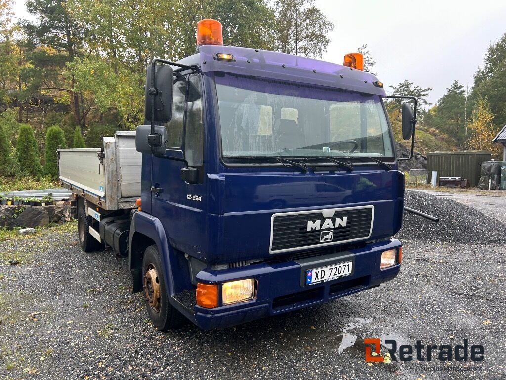 2000 Tippbil med kran og plan MAN 12.224LC. EU-Godkjent - Camion benne, Camion grue: photos 3 2000 Tippbil med kran og plan MAN 12.224LC. EU-Godkjent - Camion benne, Camion grue: photos 3