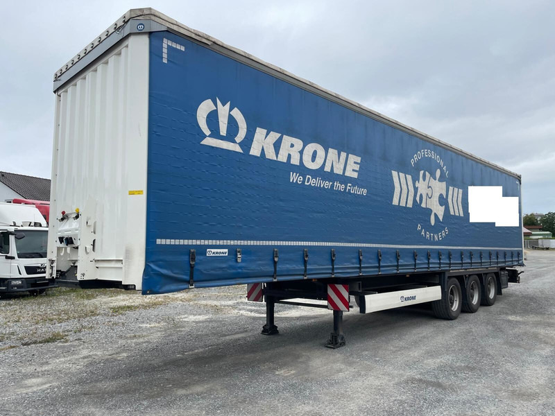Krone SD Hubdach verbreiterbar Edscha Getränke Standard - Semi-remorque rideaux coulissants: photos 1 Krone SD Hubdach verbreiterbar Edscha Getränke Standard - Semi-remorque rideaux coulissants: photos 1