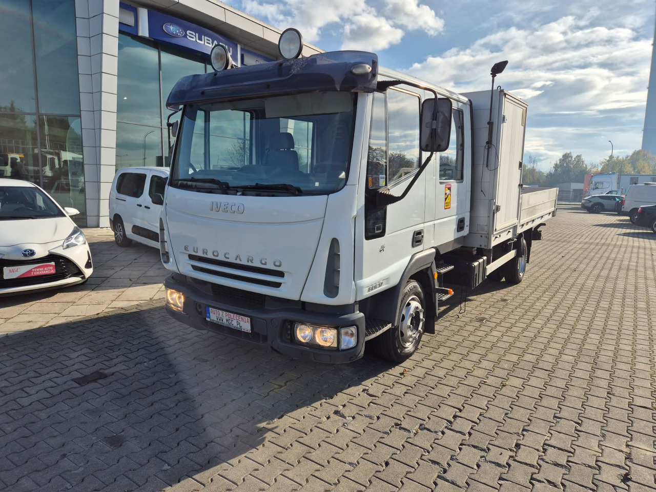 IVECO Eurocargo ML80E17 / HDS HMF / 1 Owner / Doka - Camion plateau, Camion grue: photos 2 IVECO Eurocargo ML80E17 / HDS HMF / 1 Owner / Doka - Camion plateau, Camion grue: photos 2