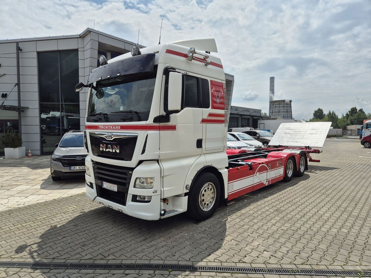 MAN TGX 28 28.420 , 6x2-2 LL / Trailer HFR KM 20 / 1 Owner / E6 /Techni - Camion porte-conteneur/ Caisse mobile: photos 1 MAN TGX 28 28.420 , 6x2-2 LL / Trailer HFR KM 20 / 1 Owner / E6 /Techni - Camion porte-conteneur/ Caisse mobile: photos 1