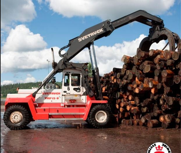 Svetruck TMF 12/9 HB / 1 Owner / Elme Spreader / Wood LOG A RM - Reach stacker: photos 1 Svetruck TMF 12/9 HB / 1 Owner / Elme Spreader / Wood LOG A RM - Reach stacker: photos 1
