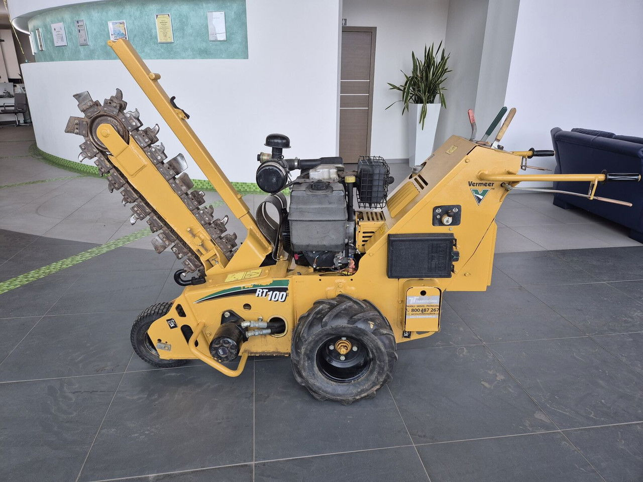 Trancheuse Vermeer RT 100 / Trench SAW / Mini Chain Excavator / IDE AL FOR Cables: photos 8
