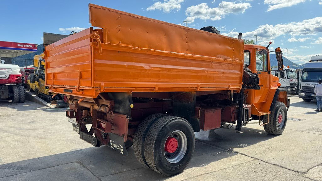 Iveco 160-23 4x4 tipper - crane 9m - Camion benne: photos 4 Iveco 160-23 4x4 tipper - crane 9m - Camion benne: photos 4