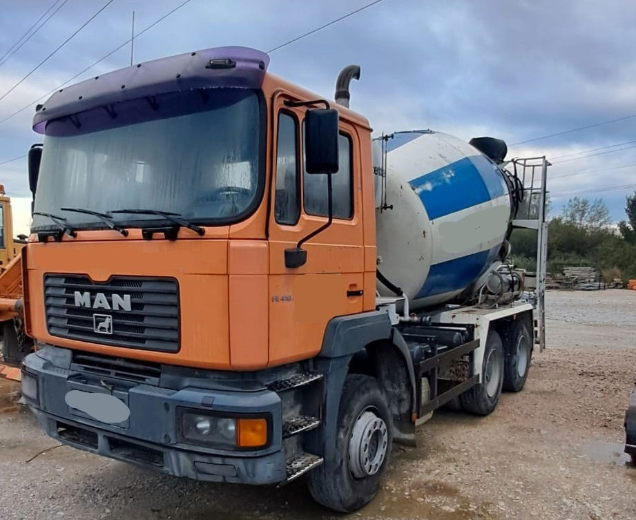 MAN FE 410A 6x4 mixer - 7m3 - euro 3 - Camion malaxeur: photos 1 MAN FE 410A 6x4 mixer - 7m3 - euro 3 - Camion malaxeur: photos 1