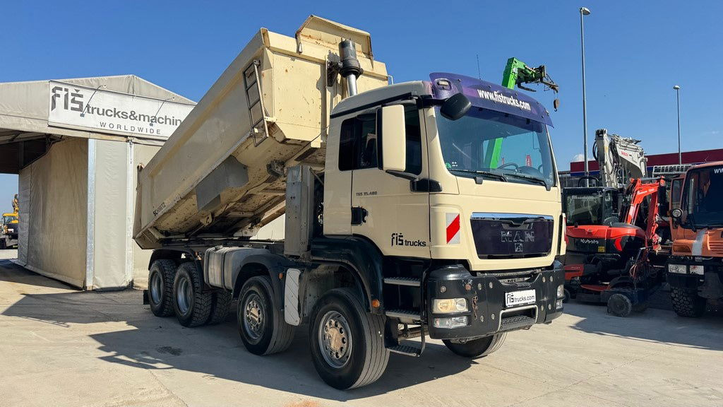 Crédit-bail de MAN TGS 35.480 8x4 dumper tipper  MAN TGS 35.480 8x4 dumper tipper: photos 8