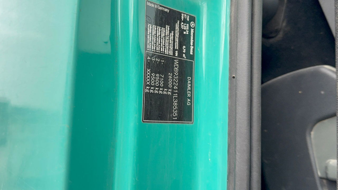 Crédit-bail de Mercedes-Benz Actros 2655 6x4 meiller bordmatic tipper - retarder - V8 Mercedes-Benz Actros 2655 6x4 meiller bordmatic tipper - retarder - V8: photos 28 Crédit-bail de Mercedes-Benz Actros 2655 6x4 meiller bordmatic tipper - retarder - V8 Mercedes-Benz Actros 2655 6x4 meiller bordmatic tipper - retarder - V8: photos 28