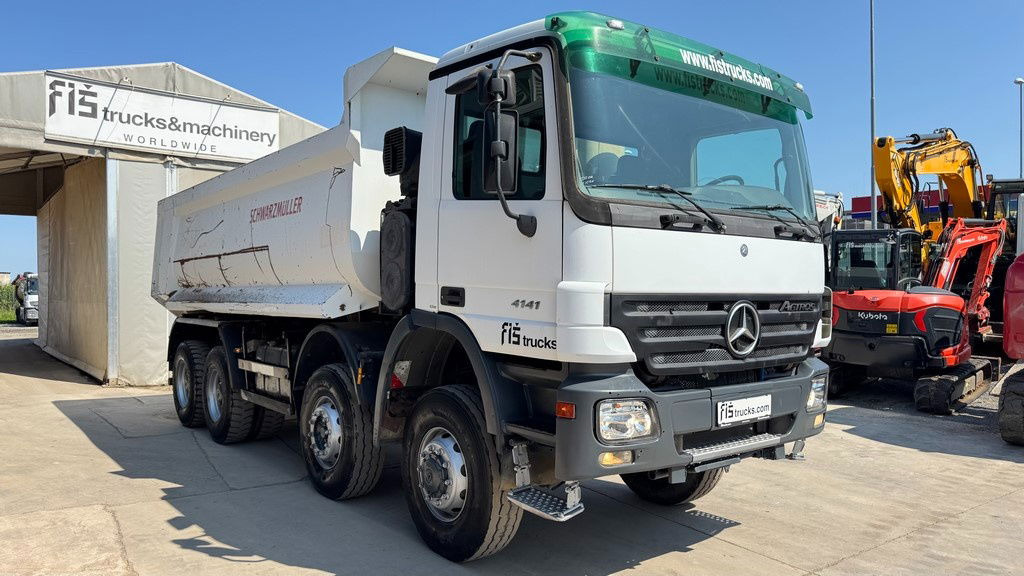 Mercedes-Benz Actros 4141 K 8x6 schwarzmuller mulda tipper - Camion benne: photos 3 Mercedes-Benz Actros 4141 K 8x6 schwarzmuller mulda tipper - Camion benne: photos 3