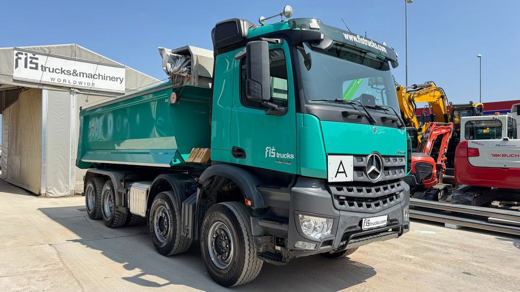 Mercedes-Benz Arocs 3248 8X4 mulda tipper - electric taurpaulin - Camion benne: photos 3 Mercedes-Benz Arocs 3248 8X4 mulda tipper - electric taurpaulin - Camion benne: photos 3