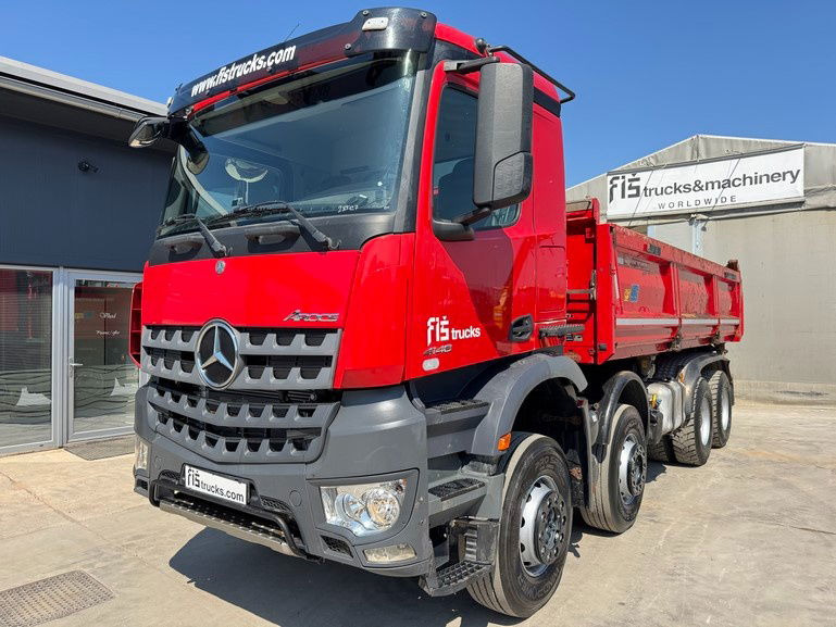 Mercedes-Benz Arocs 4148 8X4 bordmatic - new engine - Camion benne: photos 1 Mercedes-Benz Arocs 4148 8X4 bordmatic - new engine - Camion benne: photos 1