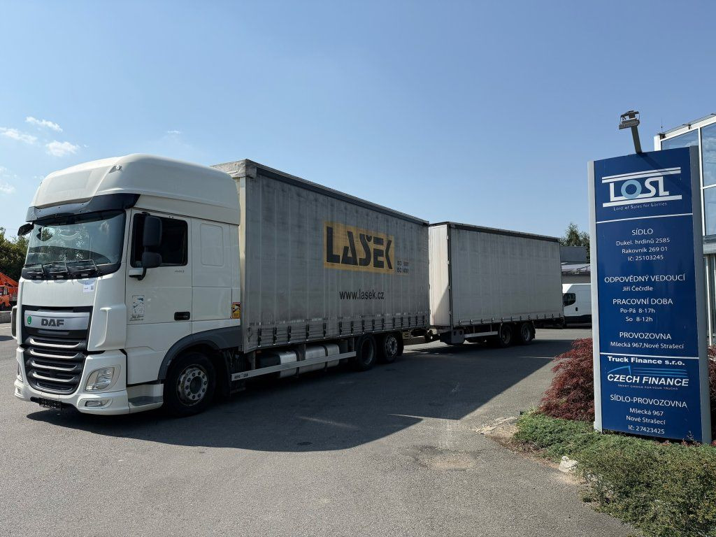 DAF XF440 EURO 6 6x2 + Agrikom - Camion à rideaux coulissants: photos 1 DAF XF440 EURO 6 6x2 + Agrikom - Camion à rideaux coulissants: photos 1