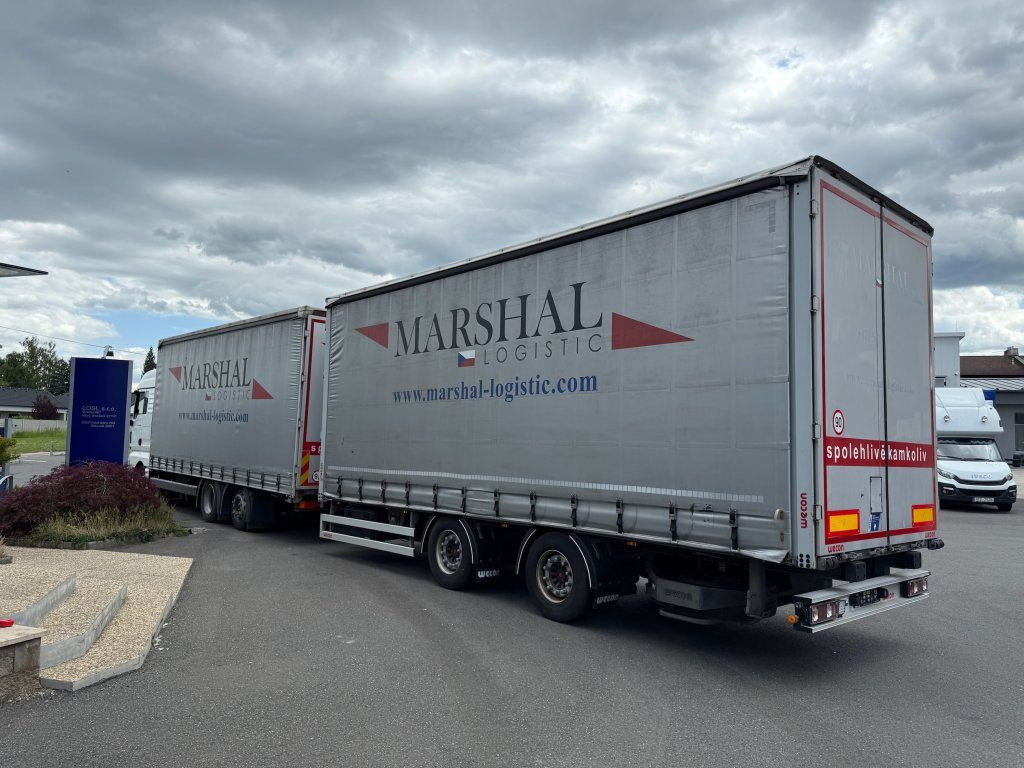 MAN TGX24.510 EURO 6 6x2 + Wecon - Camion à rideaux coulissants, Remorque rideaux coulissants: photos 4 MAN TGX24.510 EURO 6 6x2 + Wecon - Camion à rideaux coulissants, Remorque rideaux coulissants: photos 4