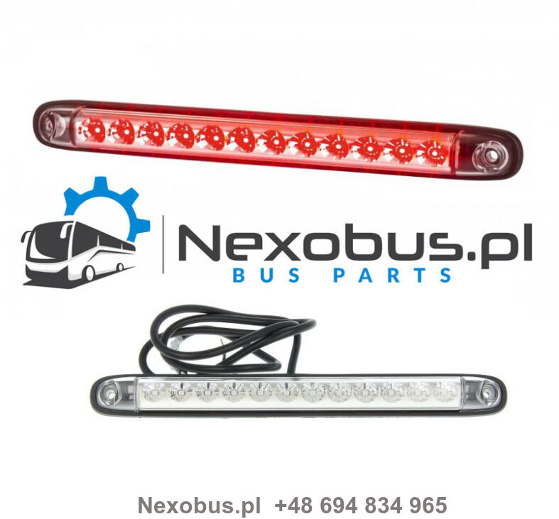 Lampa tył stop/pozycja Vanhool TX biały klosz - Feu arrière pour Bus: photos 1 Lampa tył stop/pozycja Vanhool TX biały klosz - Feu arrière pour Bus: photos 1