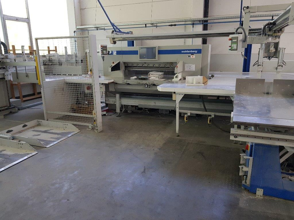 High performance cutting line Baumann Wohlenberg Perfecta 132 TS ASE LM - Massicot: photos 1 High performance cutting line Baumann Wohlenberg Perfecta 132 TS ASE LM - Massicot: photos 1