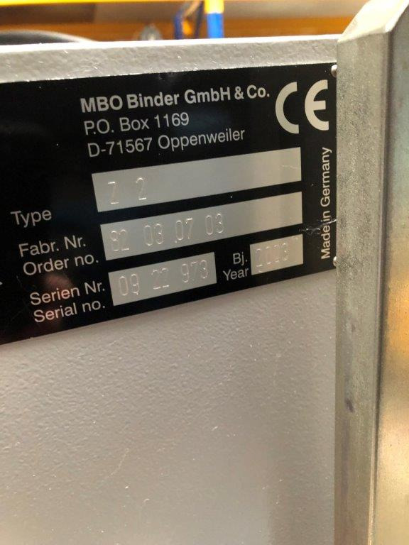 Plieuse de bureau MBO Z2 mobile, 180° rotatable cross-fold unit with navigator control: photos 6 Plieuse de bureau MBO Z2 mobile, 180° rotatable cross-fold unit with navigator control: photos 6