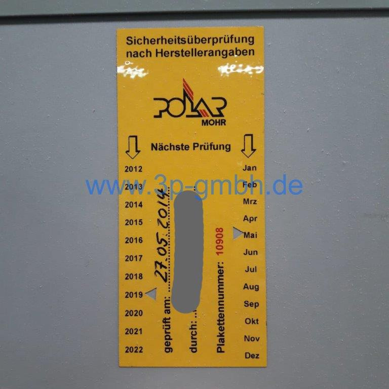 POLAR large format high-speed cutter 176 ED with loading transomat Polar TR 185-BL-7 - Massicot: photos 5 POLAR large format high-speed cutter 176 ED with loading transomat Polar TR 185-BL-7 - Massicot: photos 5