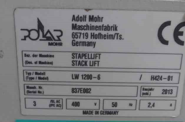 Polar LW 1200-6 stack lift - Matériel de magasinage: photos 5 Polar LW 1200-6 stack lift - Matériel de magasinage: photos 5