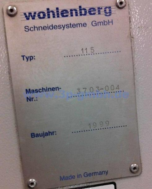 Wohlenberg cut-tec 115 cutting machine - Massicot: photos 2 Wohlenberg cut-tec 115 cutting machine - Massicot: photos 2