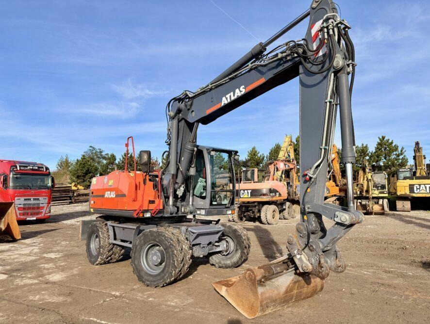 Atlas 190W - Pelle sur pneus: photos 4 Atlas 190W - Pelle sur pneus: photos 4