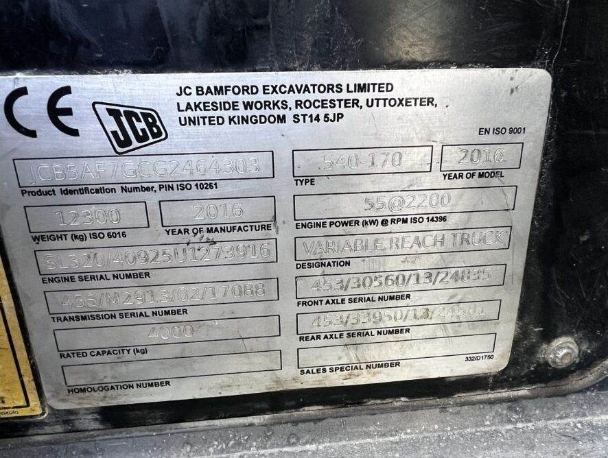 Crédit-bail de JCB 540-170 JCB 540-170: photos 14 Crédit-bail de JCB 540-170 JCB 540-170: photos 14