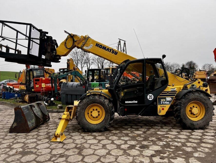 Komatsu WH714 H kosz - Chariot télescopique: photos 4 Komatsu WH714 H kosz - Chariot télescopique: photos 4