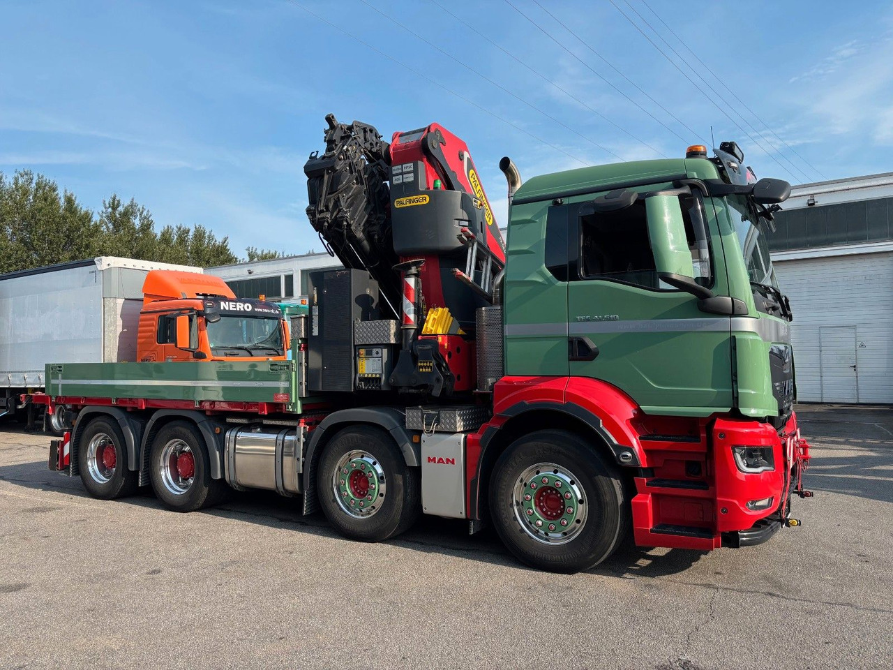 MAN TGS 41.510 Palfinger PK 58.002 - Camion plateau, Camion grue: photos 3 MAN TGS 41.510 Palfinger PK 58.002 - Camion plateau, Camion grue: photos 3