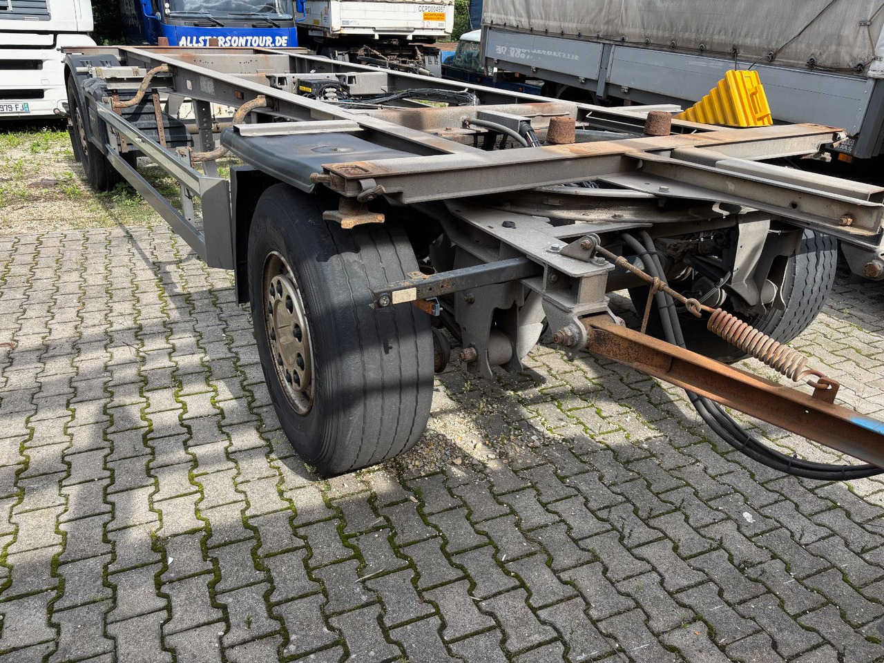 Schmitz Cargobull AWF 18 Containeraufbau/VERZINKT/Scheibe - Remorque porte-conteneur/ Caisse mobile: photos 1 Schmitz Cargobull AWF 18 Containeraufbau/VERZINKT/Scheibe - Remorque porte-conteneur/ Caisse mobile: photos 1