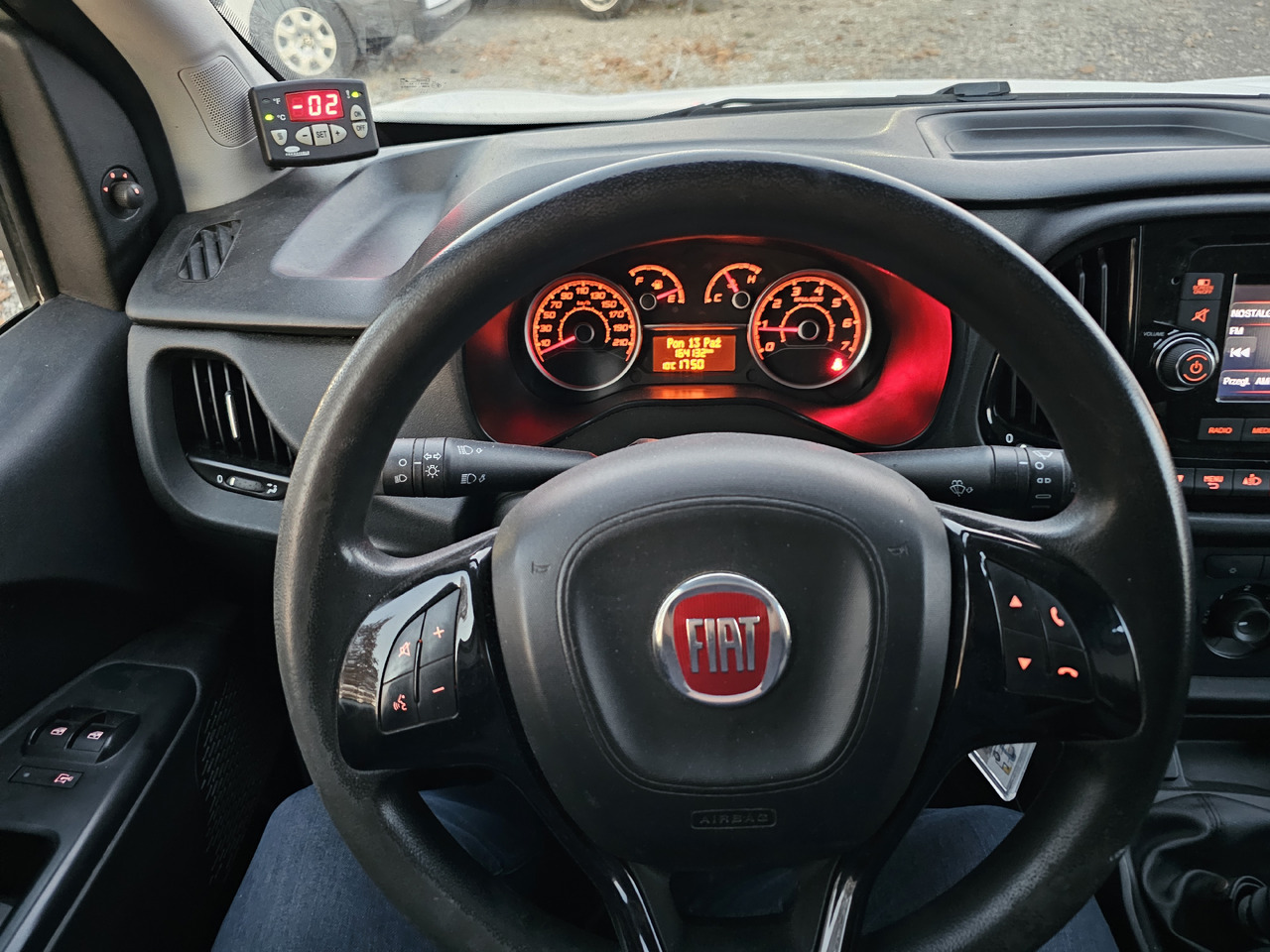 Utilitaire frigorifique FIAT DOBLO LONG CHLODNIA carrier KLIMA  EURO6: photos 9