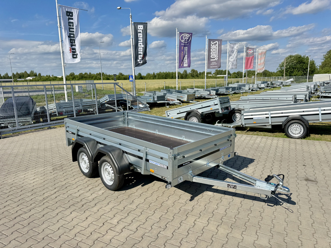 BRENDERUP 2300 STUB - przyczepa skrzyniowa 2 osie / 302 x 150 cm / 750 kg - Remorque plateau: photos 1 BRENDERUP 2300 STUB - przyczepa skrzyniowa 2 osie / 302 x 150 cm / 750 kg - Remorque plateau: photos 1