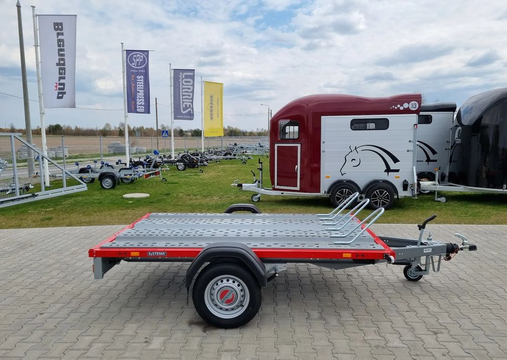 STEMA Stema STM 02 10-25-15.1 red | 251x153 cm 3 motocykle | DMC 1000kg - Remorque pour moto: photos 3 STEMA Stema STM 02 10-25-15.1 red | 251x153 cm 3 motocykle | DMC 1000kg - Remorque pour moto: photos 3