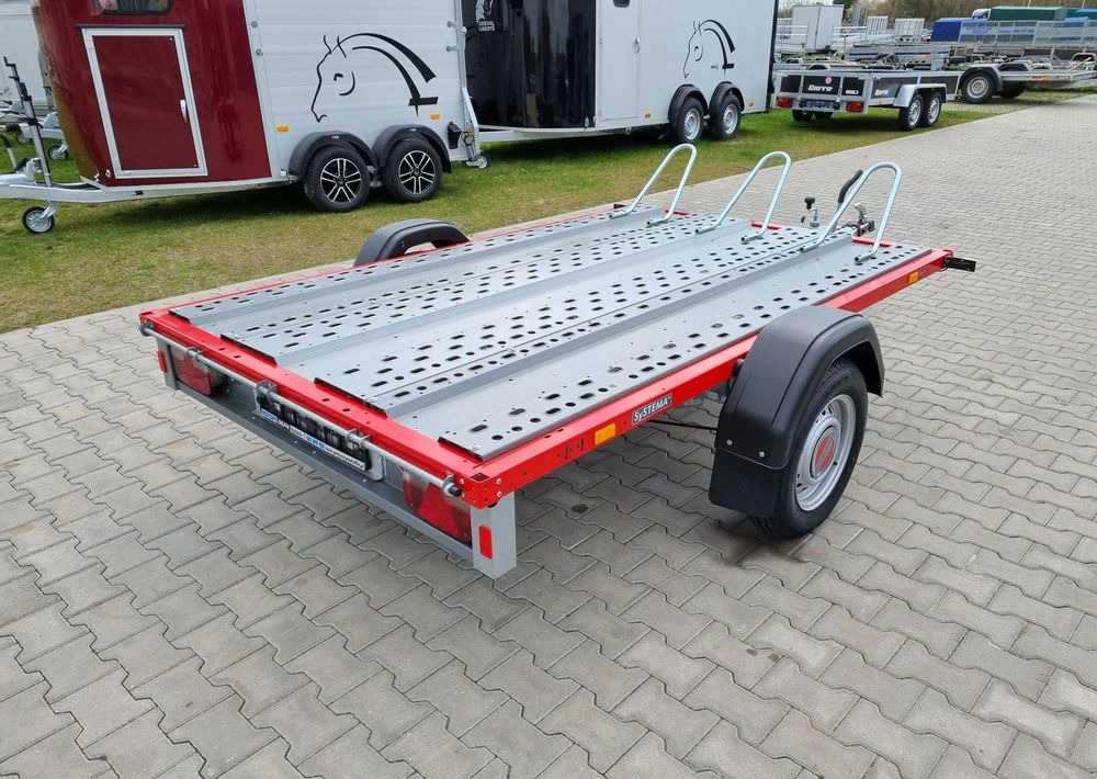 STEMA Stema STM 02 10-25-15.1 red | 251x153 cm 3 motocykle | DMC 1000kg - Remorque pour moto: photos 4 STEMA Stema STM 02 10-25-15.1 red | 251x153 cm 3 motocykle | DMC 1000kg - Remorque pour moto: photos 4