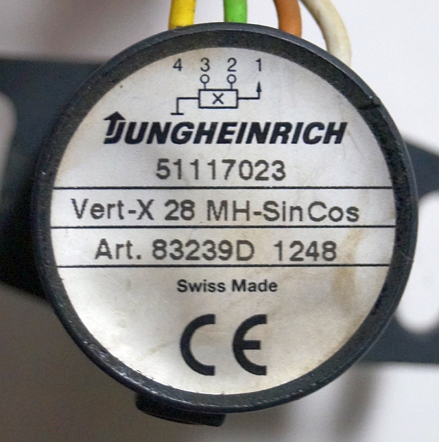 Jungheinrich 51117023 | Sinus Cosinus sensor steering - Capteur pour Matériel de manutention: photos 4 Jungheinrich 51117023 | Sinus Cosinus sensor steering - Capteur pour Matériel de manutention: photos 4