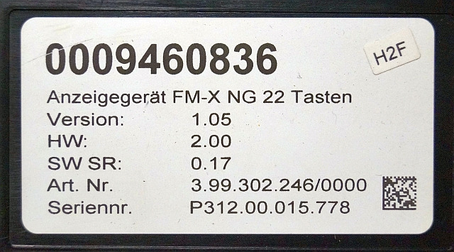 Still 0009460836 | Display V1.05 HW 2.00 Sw. 0.17 from Still FMX14N year 2018 - Panel de instrumentos pour Matériel de manutention: photos 3 Still 0009460836 | Display V1.05 HW 2.00 Sw. 0.17 from Still FMX14N year 2018 - Panel de instrumentos pour Matériel de manutention: photos 3