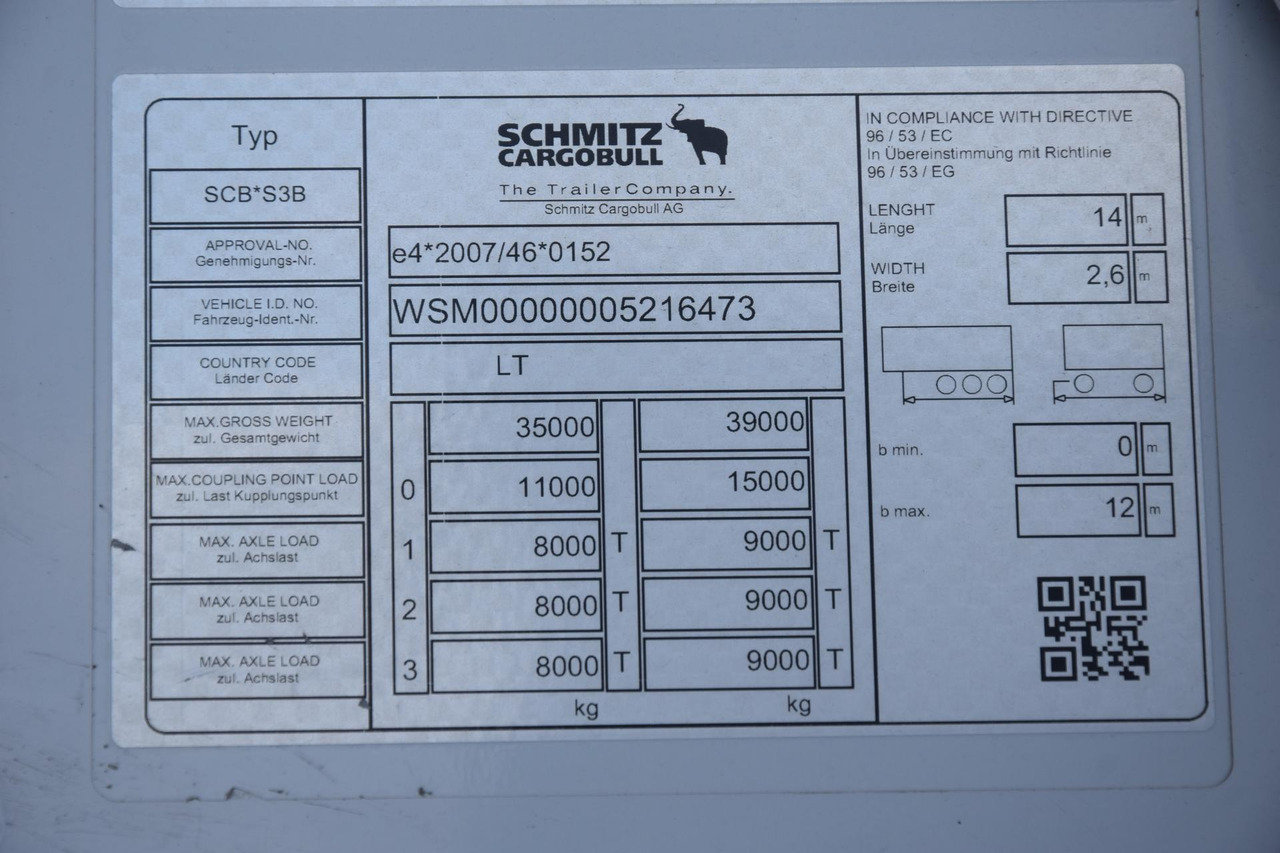 Semi-remorque frigorifique Schmitz Cargobull SKO FP 60 ThermoKing SLXi 300: photos 15