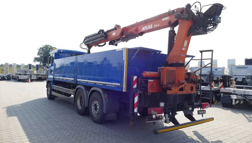 MAN TGS 26.460 – Platforma z żurawiem HDS tylnym do materiałów budowlanych / Retarder / 6x2 / Klima / Euro 6 - Camion grue, Camion plateau: photos 3 MAN TGS 26.460 – Platforma z żurawiem HDS tylnym do materiałów budowlanych / Retarder / 6x2 / Klima / Euro 6 - Camion grue, Camion plateau: photos 3