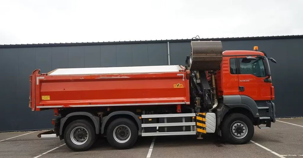 MAN TGS 28.400 / 6x6 / WYWROTKA 2-STRONNA Z HDS HMF 1643 Z2/ EURO 5 - Camion benne: photos 4 MAN TGS 28.400 / 6x6 / WYWROTKA 2-STRONNA Z HDS HMF 1643 Z2/ EURO 5 - Camion benne: photos 4