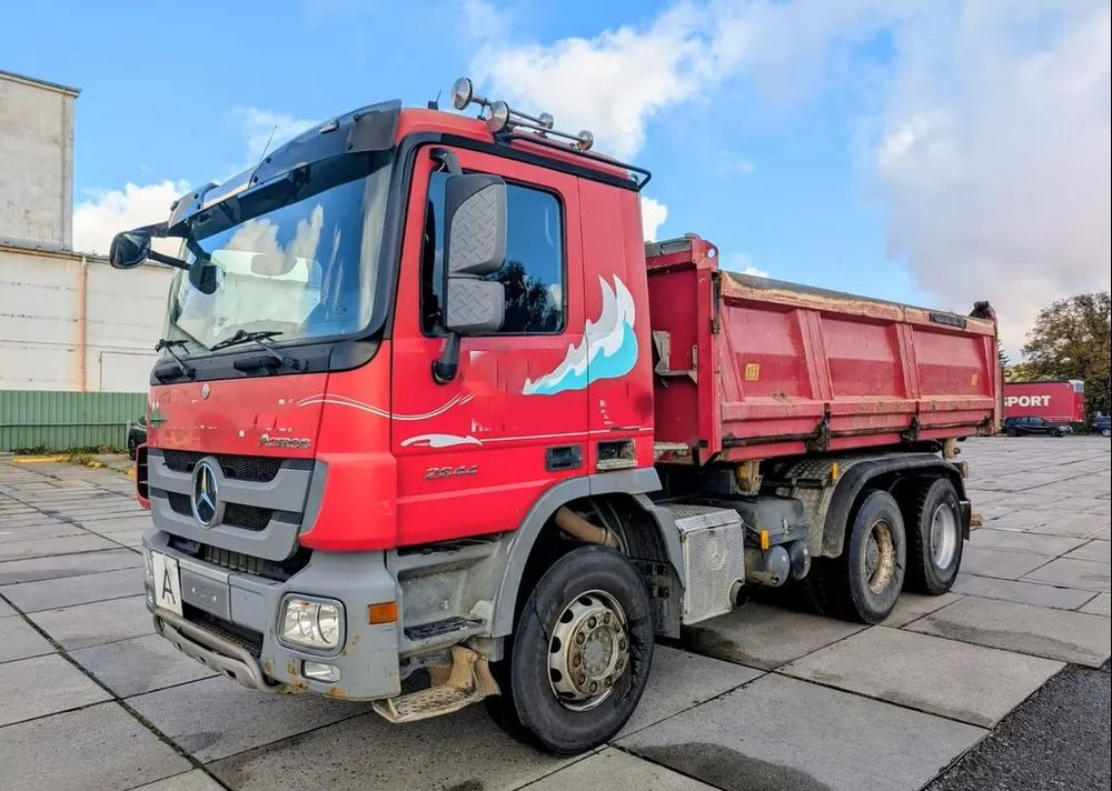 Mercedes-Benz Actros 2644 EPS |Wywrotka 3-stronna Meiller Bordmatik | 6x4 | Euro 5 | Plandeka rolowana - Camion benne: photos 1 Mercedes-Benz Actros 2644 EPS |Wywrotka 3-stronna Meiller Bordmatik | 6x4 | Euro 5 | Plandeka rolowana - Camion benne: photos 1