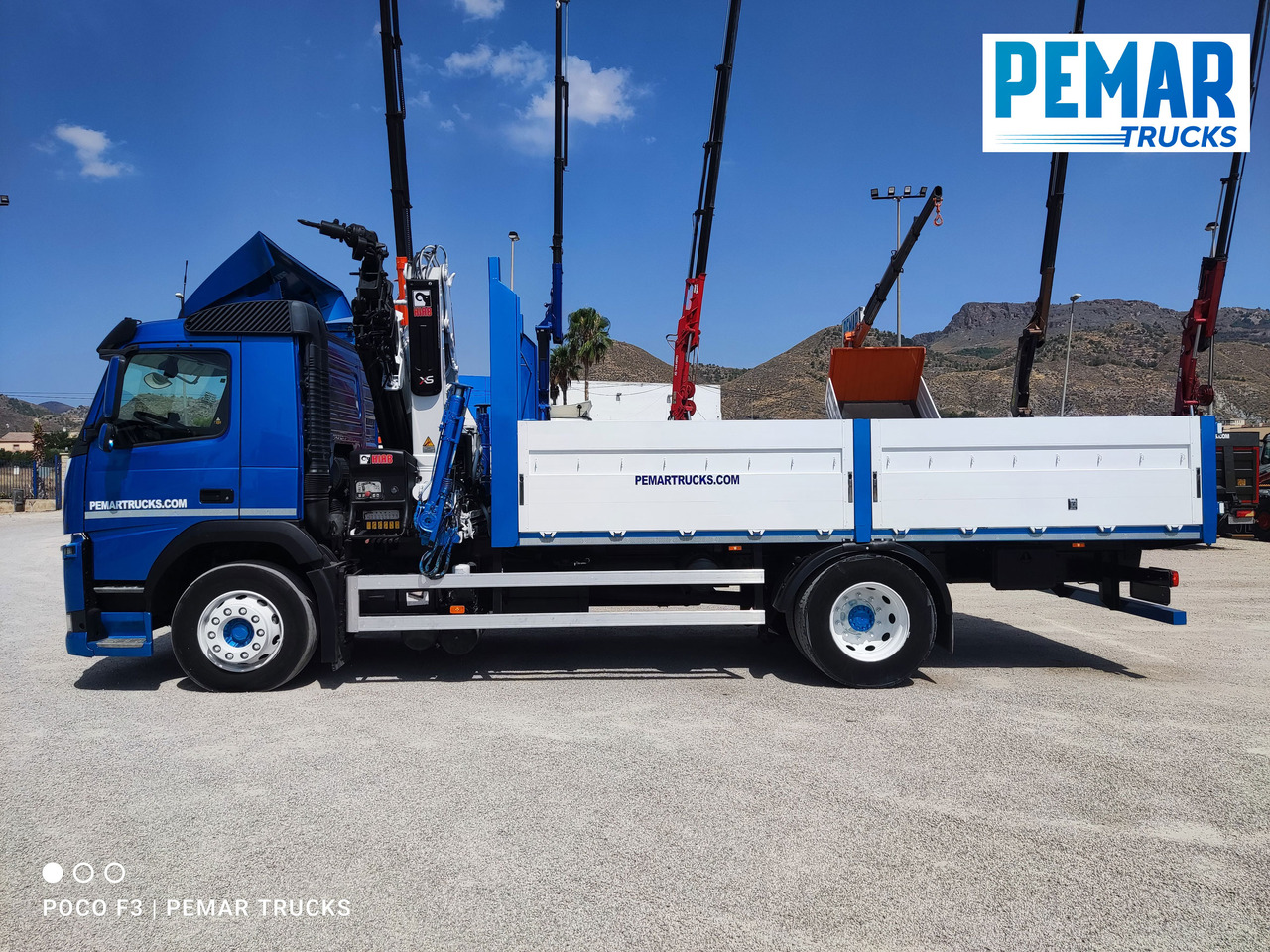 Camion grue VOLVO FM 330 GRUA CAJA FIJA: photos 17