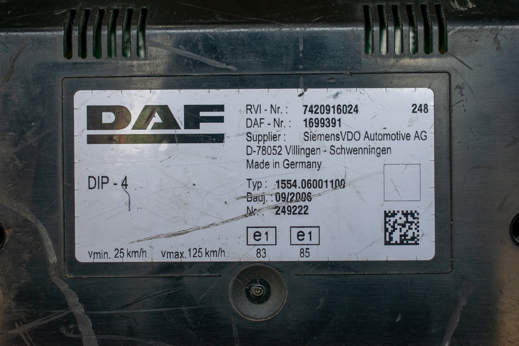 DAF LF45 - Panel de instrumentos pour Camion: photos 3 DAF LF45 - Panel de instrumentos pour Camion: photos 3