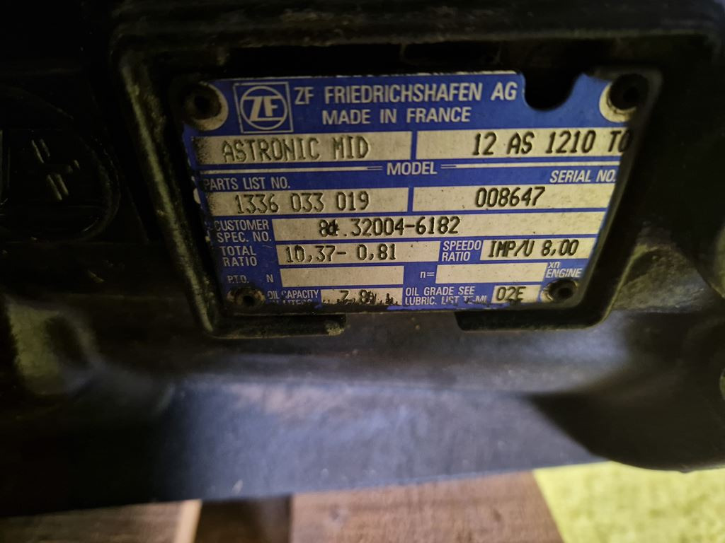 ZF ASTRONIC MID 12AS 1210 TO FOR MAN - Boîte de vitesse pour Camion: photos 5 ZF ASTRONIC MID 12AS 1210 TO FOR MAN - Boîte de vitesse pour Camion: photos 5