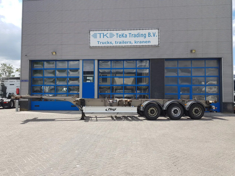 Fliegl SDS 380 MULTI BPW Disc Lift axle - Semi-remorque porte-conteneur/ Caisse mobile: photos 2 Fliegl SDS 380 MULTI BPW Disc Lift axle - Semi-remorque porte-conteneur/ Caisse mobile: photos 2