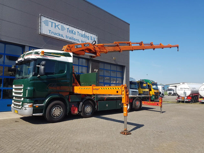 Scania R420 8x2 HIAB 800E-7 Hipro 80 ton/meter Winch Retarder - Camion grue: photos 1 Scania R420 8x2 HIAB 800E-7 Hipro 80 ton/meter Winch Retarder - Camion grue: photos 1