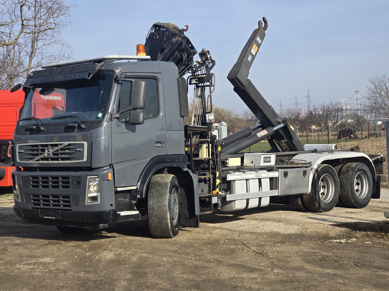 VOLVO FM 380 HOOK SYSTEM / HIAB 166 D2 DUO - Camion ampliroll: photos 3 VOLVO FM 380 HOOK SYSTEM / HIAB 166 D2 DUO - Camion ampliroll: photos 3